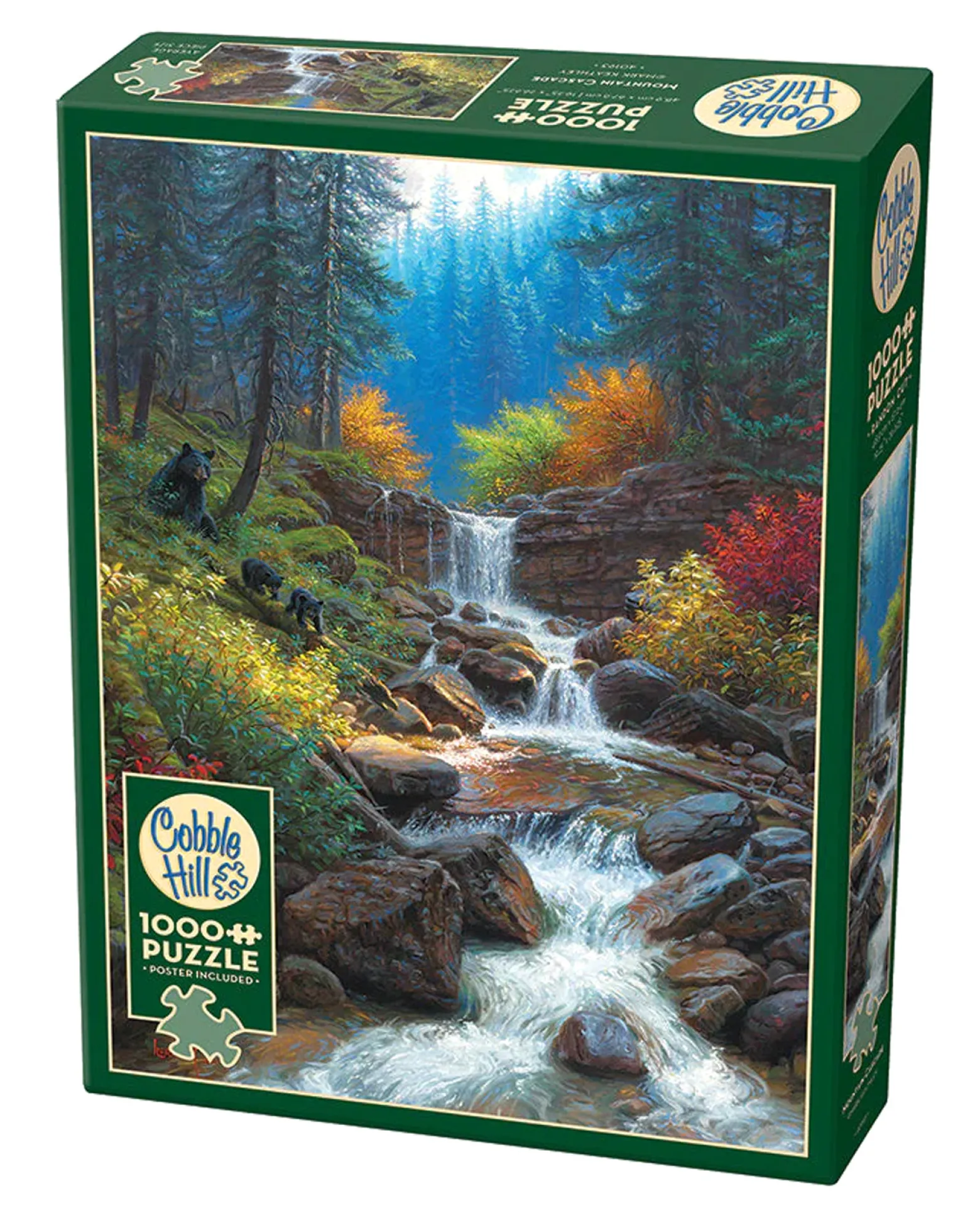 Puzzle 1000 el. Górski wodospad