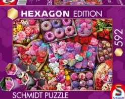 Puzzle 592 el. HEXAGON Ulubione smakołyki