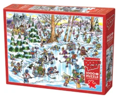 Puzzle 1000 el. Hokejowe miasteczko