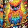Puzzle 1000 el. Jesienna sowa