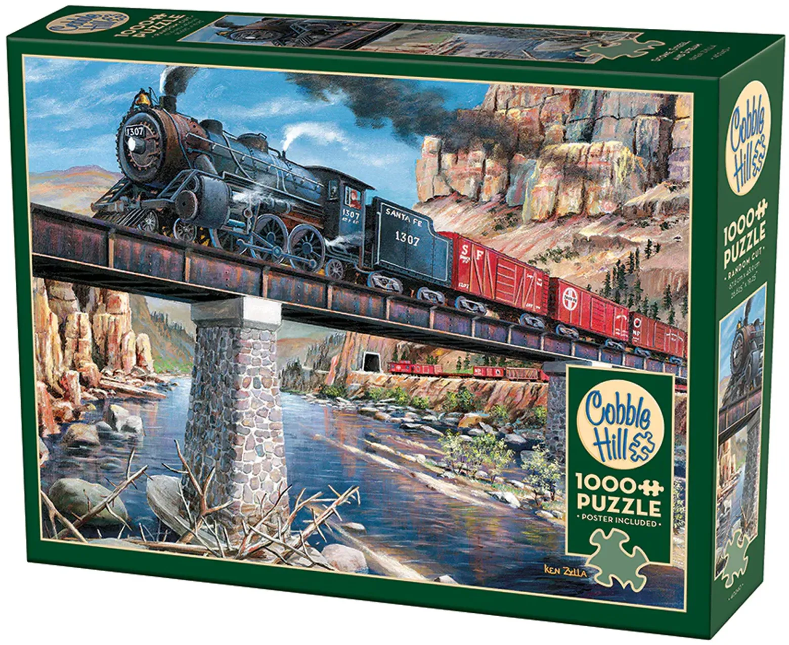 Puzzle 1000 el. Kamień, stal i para