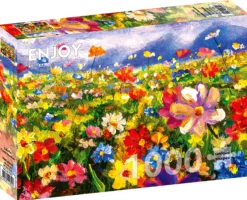 Puzzle 1000 el. Łąka pełna kwiatów
