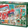 Puzzle 1000 el. Kartki świąteczne