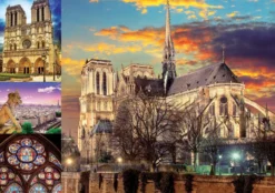 Puzzle 1000 el. Katedra Notre Dame / Paryż / Francja