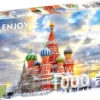 Puzzle 1000 el. Katedra Św. Bazylego / Moskwa / Rosja