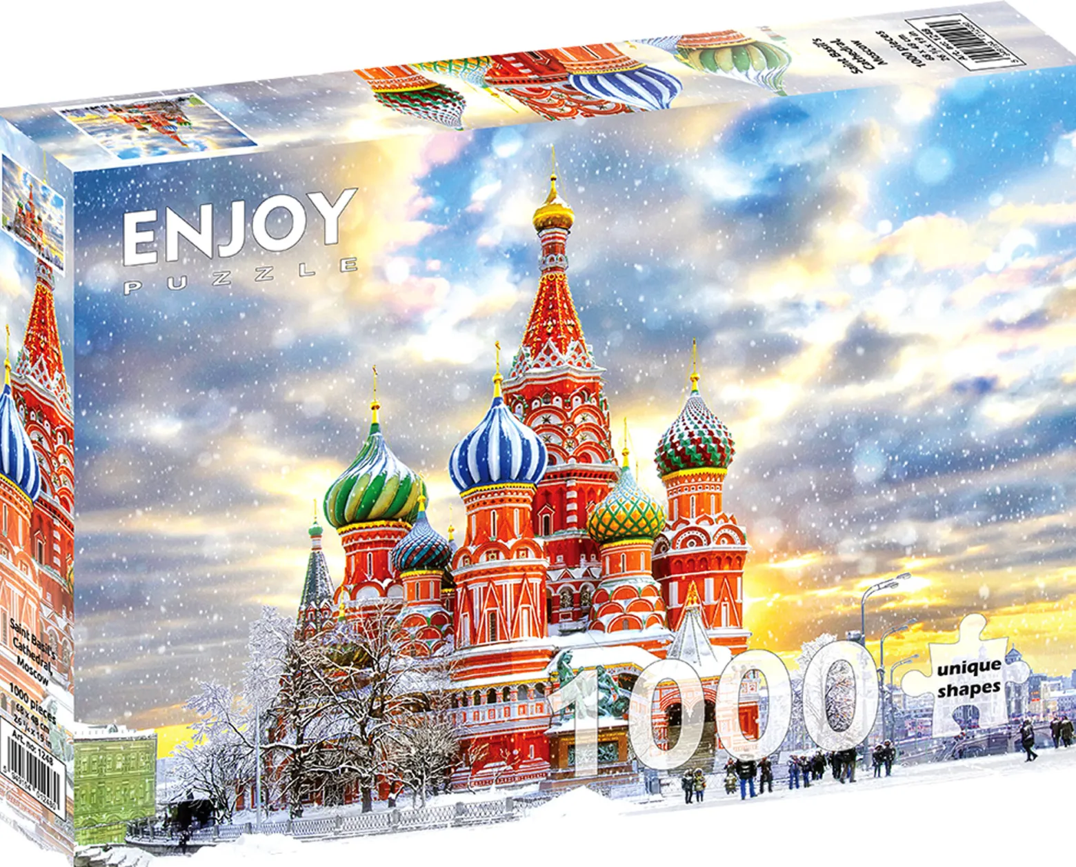 Puzzle 1000 el. Katedra Św. Bazylego / Moskwa / Rosja