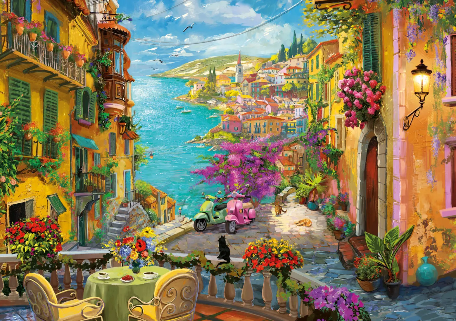 Puzzle 2000 el. Kawka w Hiszpanii