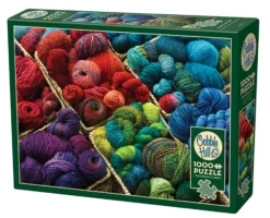 Puzzle 1000 el. Kłębki włóczki