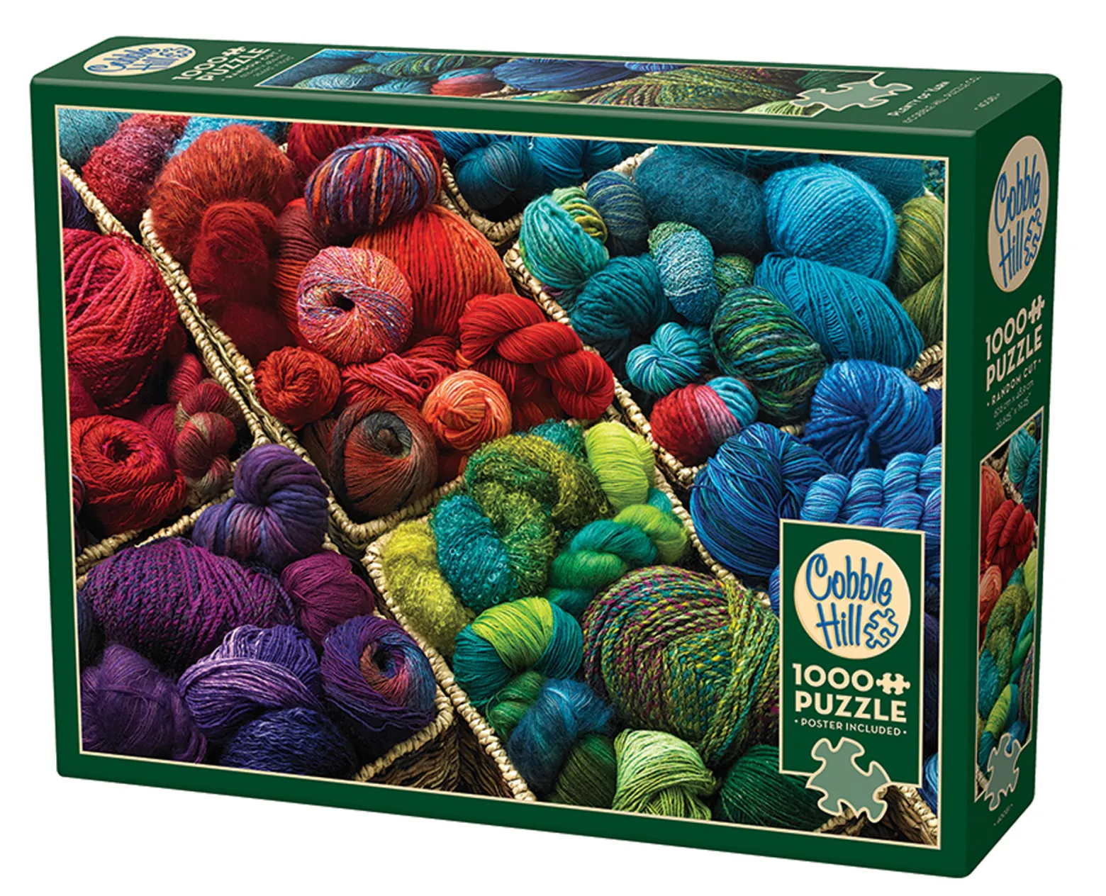 Puzzle 1000 el. Kłębki włóczki