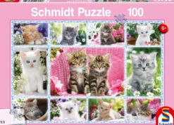 Puzzle 100 el. Kocięta