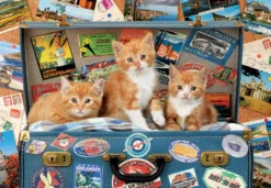 Puzzle 200 el. Kocięta ruszają w podróż