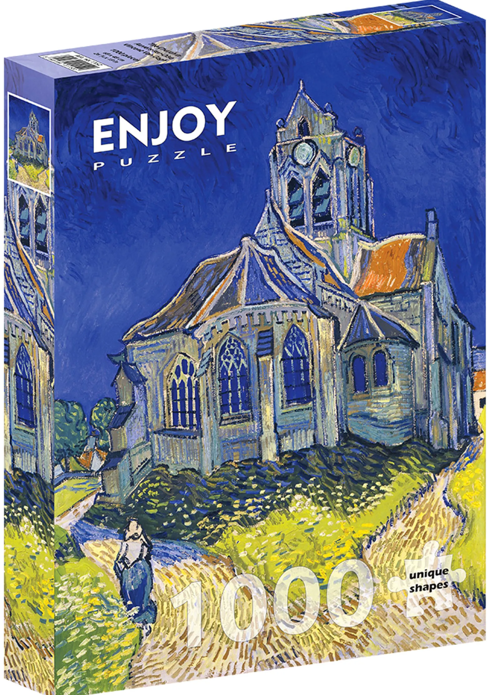 Puzzle 1000 el. Kościół w Auvers, Vincent van Gogh