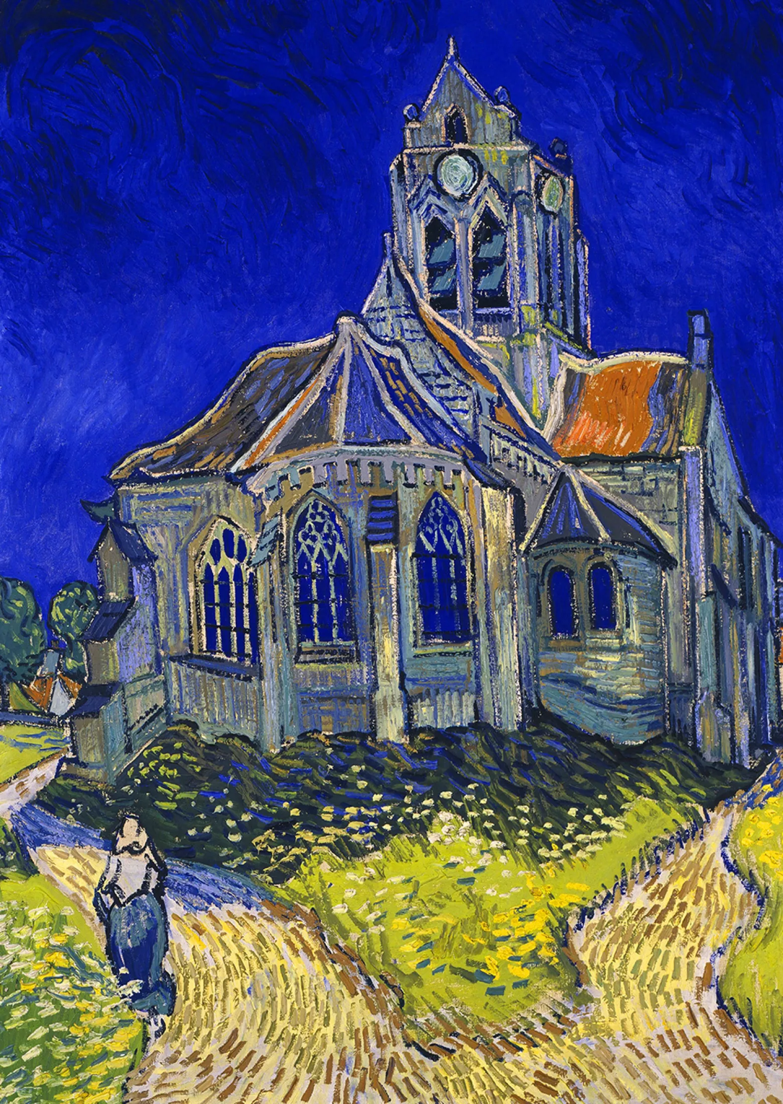 Puzzle 1000 el. Kościół w Auvers, Vincent van Gogh