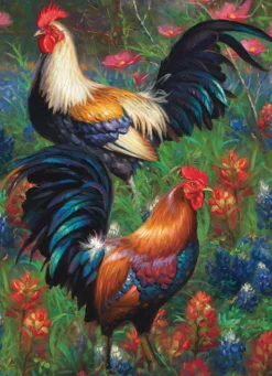 Puzzle 1000 el. Koguty