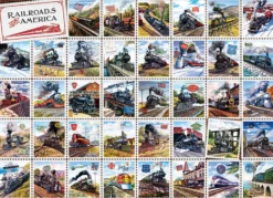 Puzzle 1000 el. Kolej w Stanach Zjednoczonych