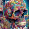 Puzzle 1000 el. Kolorowa czaszka
