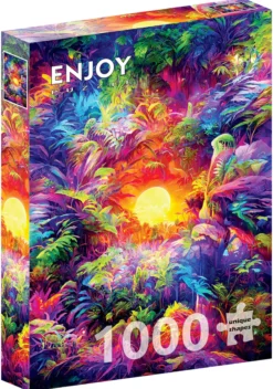 Puzzle 1000 el. Kolorowa dżungla