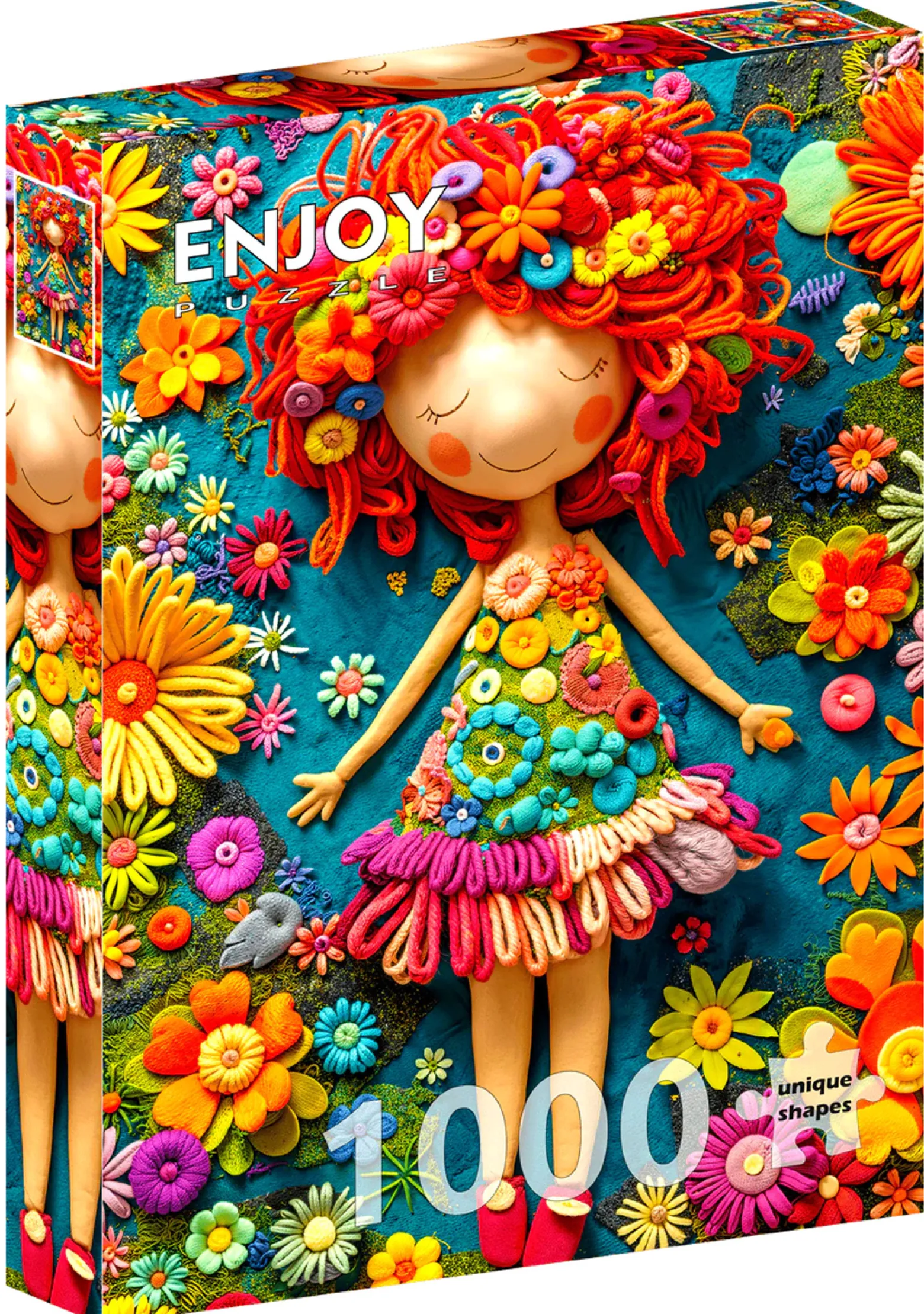 Puzzle 1000 el. Kolorowa lalka