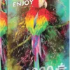 Puzzle 1000 el. Kolorowa papuga