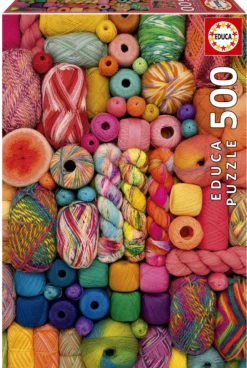 Puzzle 500 el. Kolorowa przędza