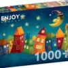 Puzzle 1000 el. Kolorowe domy