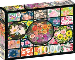 Puzzle 1000 el. Kolorowe kwiaty
