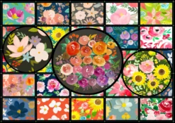Puzzle 1000 el. Kolorowe kwiaty