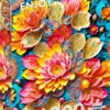 Puzzle 1000 el. Kolorowe lilie wodne