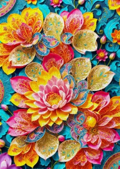 Puzzle 1000 el. Kolorowe lilie wodne