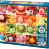 Puzzle 500 el. Kolorowe makaroniki