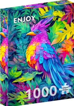 Puzzle 1000 el. Kolorowy kardynał