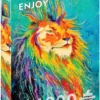 Puzzle 1000 el. Kolorowy lew