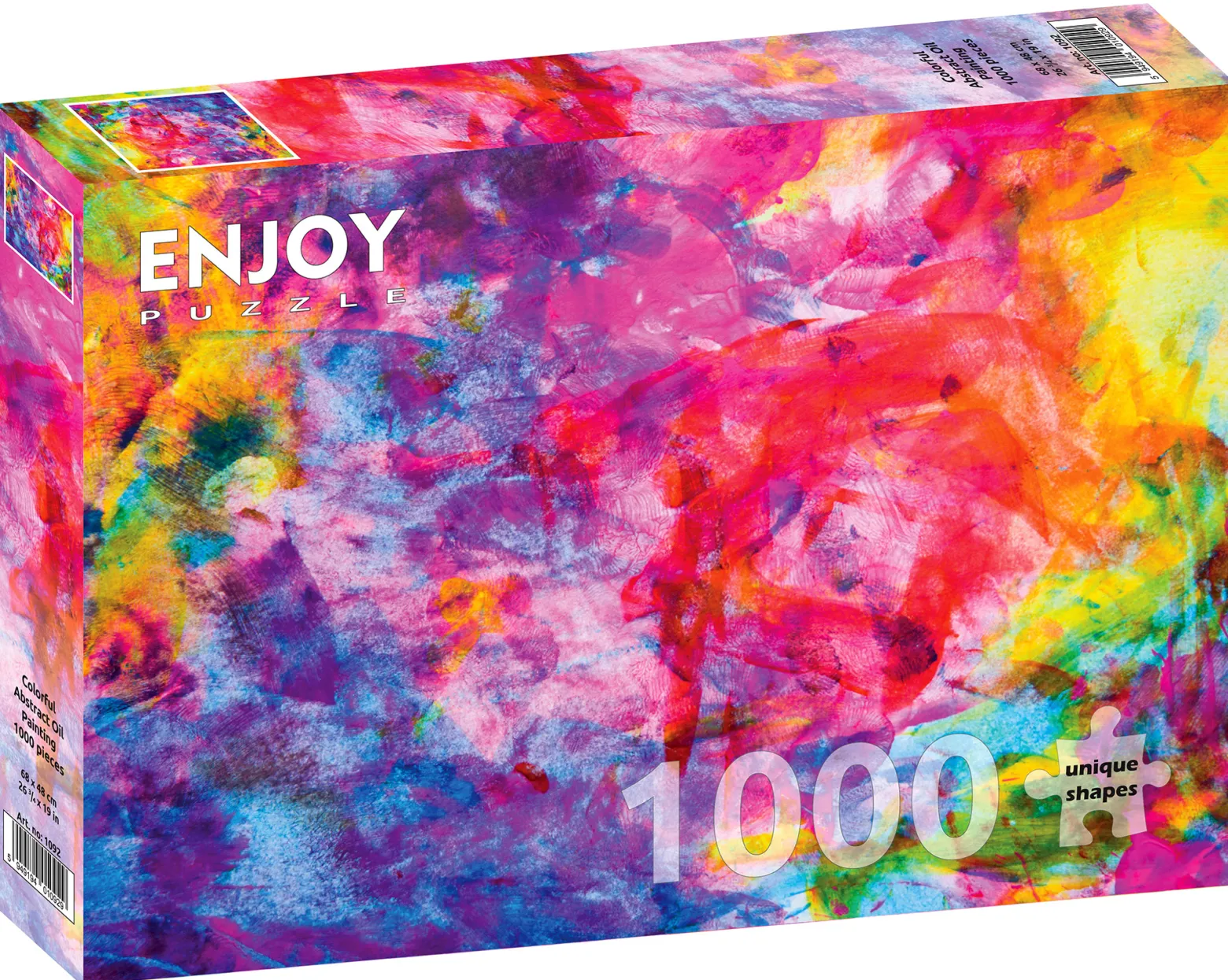 Puzzle 1000 el. Kolorowy obraz olejny