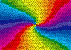 Puzzle 1000 el. Kolorowy witraż