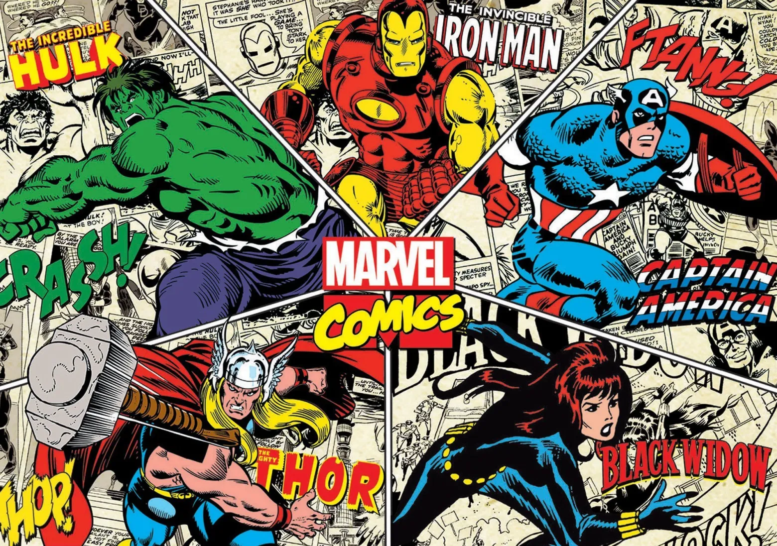 Puzzle 1000 el. Komiksy Marvela