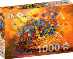 Puzzle 1000 el. Kosz z kwiatami
