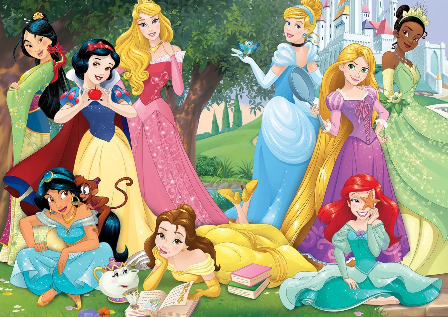 Puzzle 500 el. Księżniczki z bajek Disneya