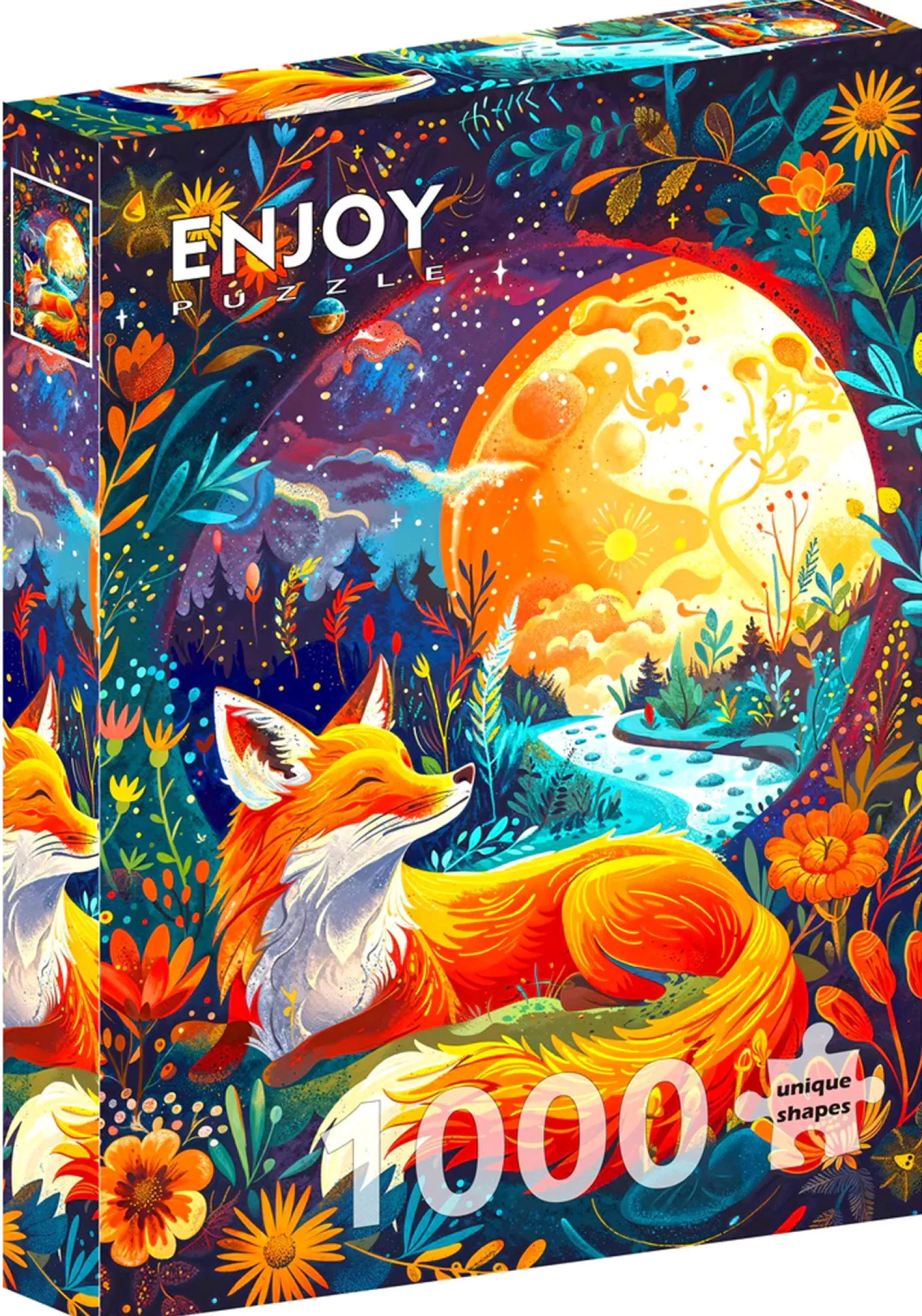 Puzzle 1000 el. Księżycowy lis