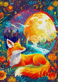 Puzzle 1000 el. Księżycowy lis