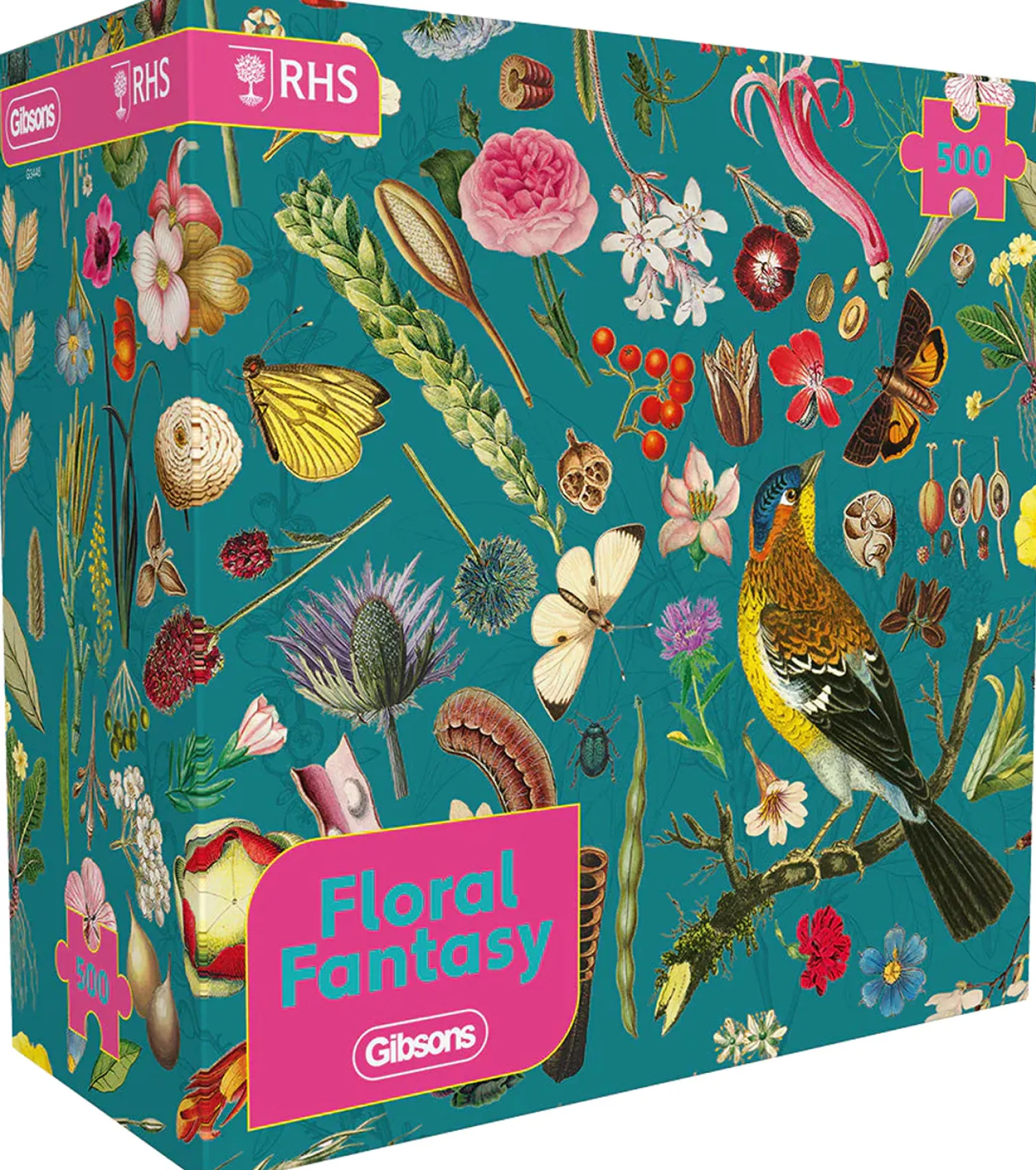 Puzzle 500 el. Kwiatowa fantazja