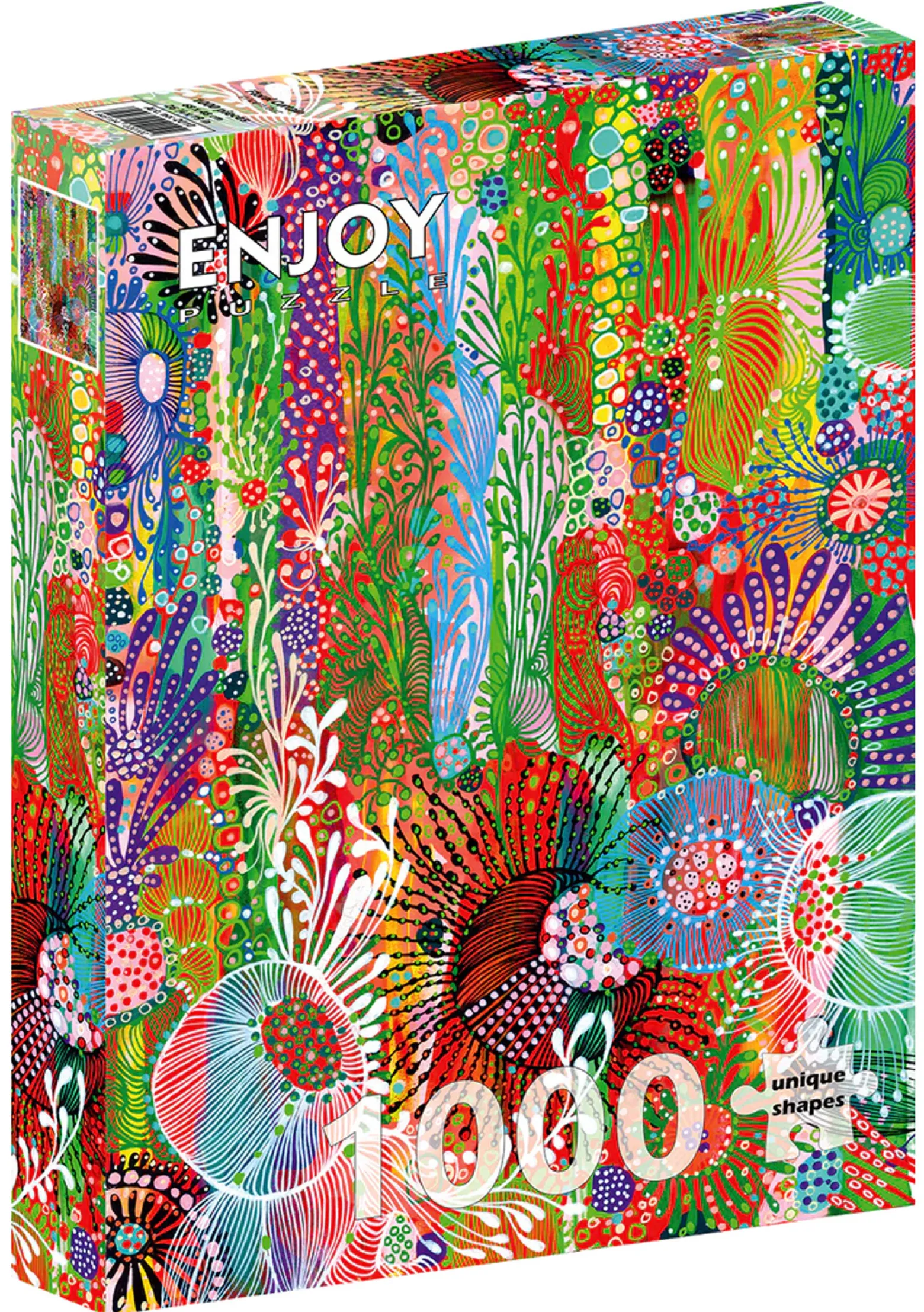 Puzzle 1000 el. Kwiatowa kurtyna