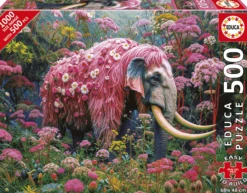 Puzzle 500 el. Kwiatowy słoń