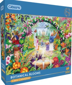 Puzzle 500 el. Kwiaty botaniczne