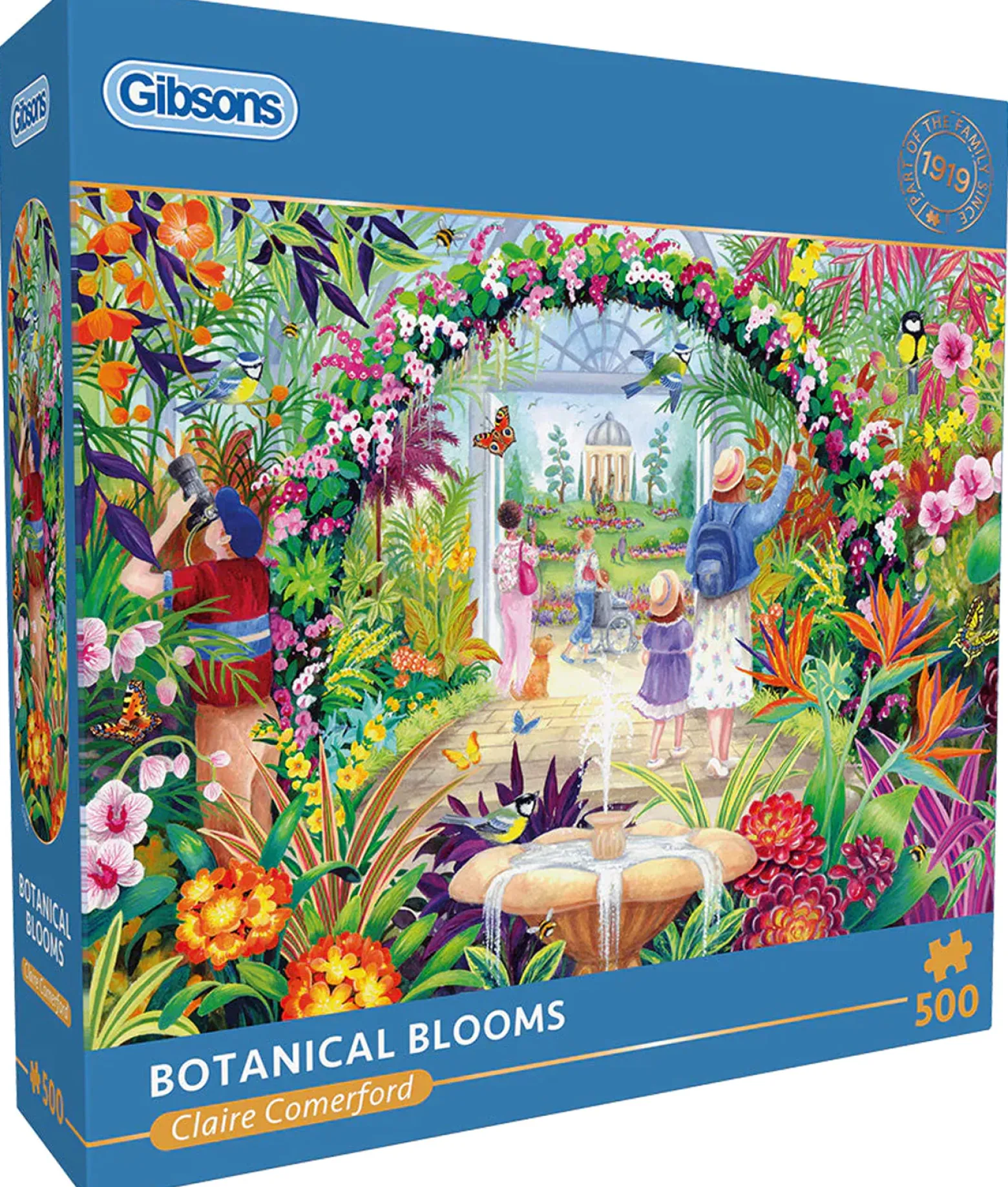 Puzzle 500 el. Kwiaty botaniczne