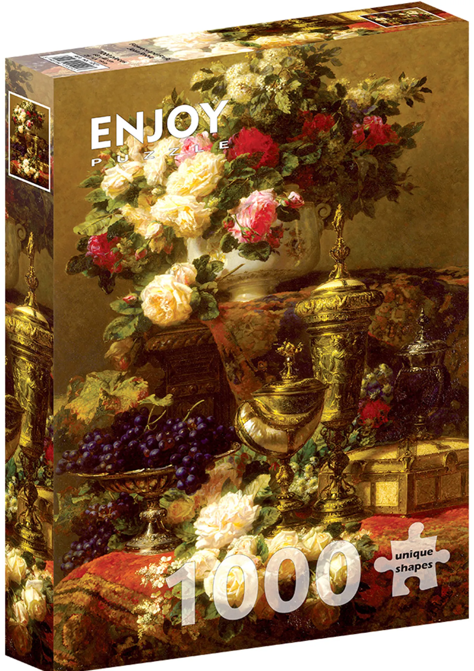 Puzzle 1000 el. Kwiaty i owoce, Jean-Baptiste Robie