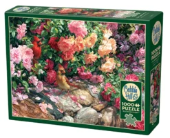 Puzzle 1000 el. Kwiaty i ptaki