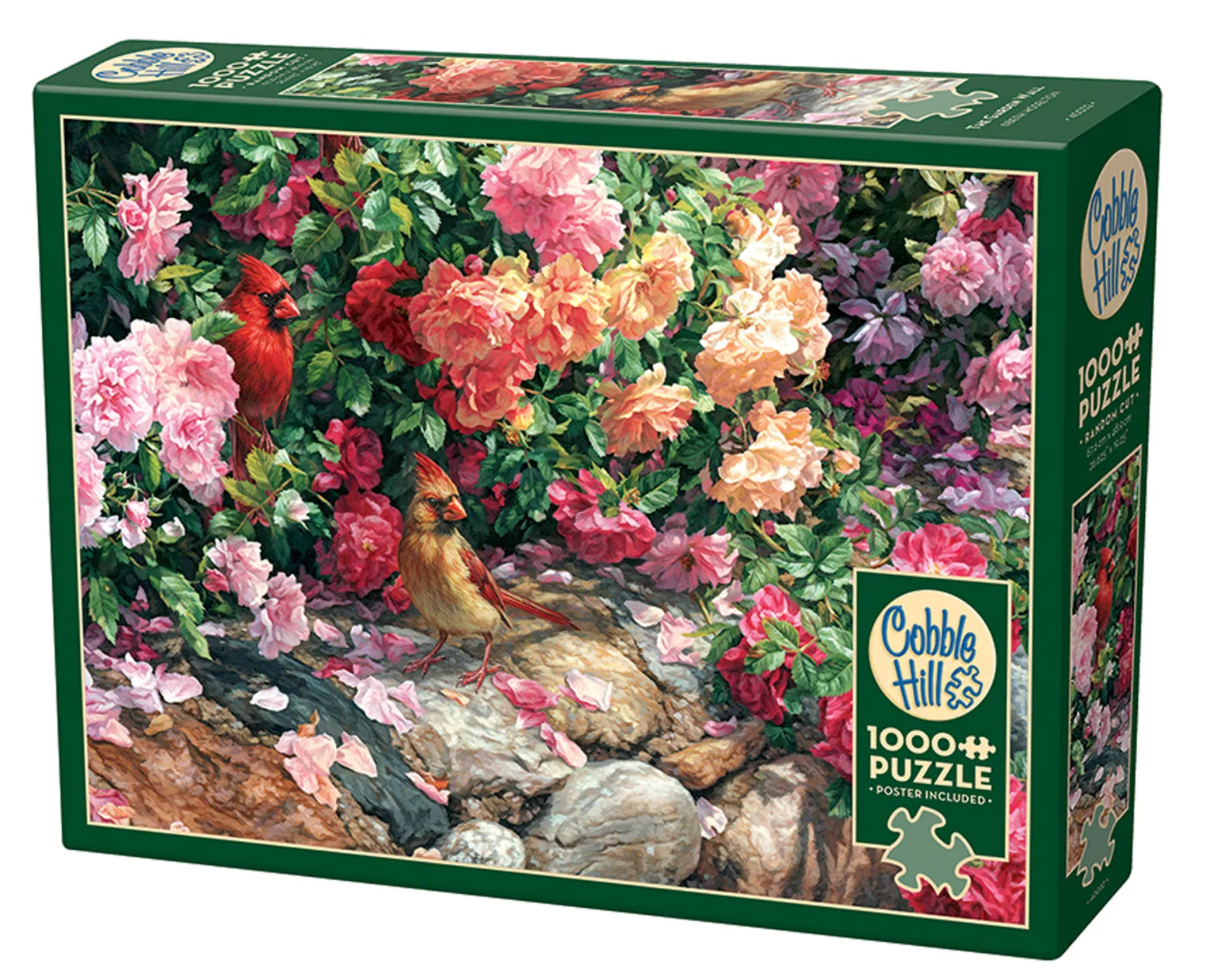 Puzzle 1000 el. Kwiaty i ptaki