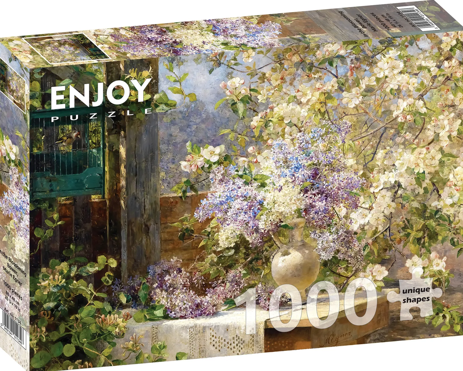 Puzzle 1000 el. Kwiaty w altance, Marie Egner
