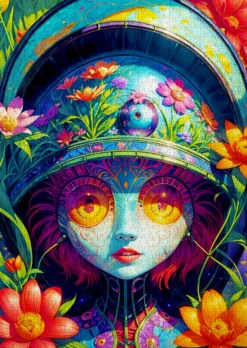 Puzzle 1000 el. Kwiecista wojowniczka