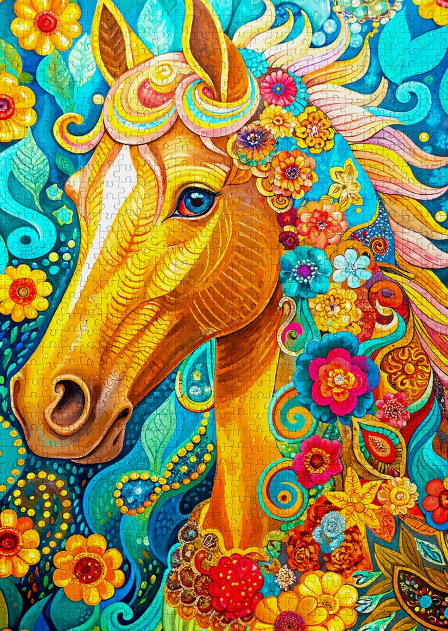 Puzzle 1000 el. Kwitnąca końska grzywa